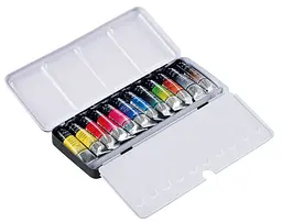 Набір акварельних фарб Sennelier L'Aquarelle, 12 туб по 10 мл, металевий пенал-палітра - мініатюра 3