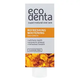 Зубна паста Ecodenta Mini з екстрактом бурштину освіжаюча відбілююча 10 мл