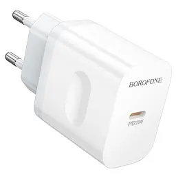МЗП Borofone BA99A Breeze PD20W (1USB-C) White - мініатюра 3