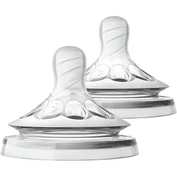 Соска силіконова Philips Avent Natural 1+ міс, 2 шт. (SCF042/27)