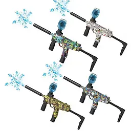 Бластер автоматичний OldBro MP9 Gel Ball з гель кульками орбіз 10500 шт. Зелений + помаранчевий - мініатюра 2