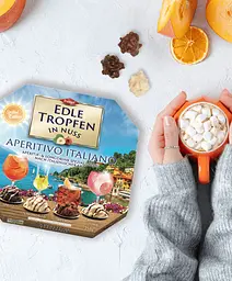 Шоколадні цукерки Trumpf Edle Tropfen in Nuss Aperitivo Italiano з лікерами 250г - мініатюра 4