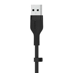 Кабель Belkin USB-A > USB-C заряджання/синхронізації 3м, 15Вт, Type-C, силіконовий з кліпсою, чорний teh0013621 - мініатюра 8