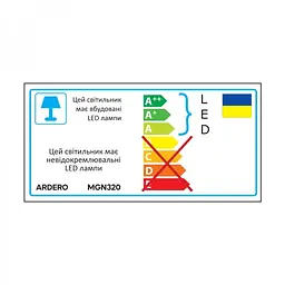 Світлодіодний магнітний трековий світильник Ardero MGN320, 10W 4000К чорний (80149) - мініатюра 5