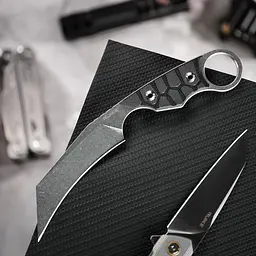 Ніж фіксований туристичний Ruike FS68, (8.6 см) 14C28N / G10 чорний - мініатюра 24