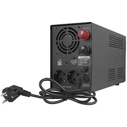 Джерело безперебійного живлення Powercom INF-1500, Lin.int., AVR, 2 х евро, USB, металл (00210203) - мініатюра 2
