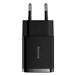 Мережевий зарядний пристрій Baseus Compact Charger 2U 10.5W Black (CCXJ010201) [74461] - мініатюра 5