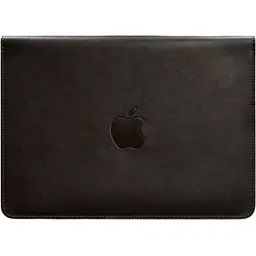 Шкіряний чохол-конверт BlankNote на магнітах для MacBook 14 Темно-коричневий