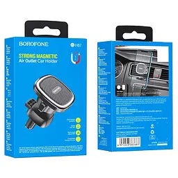 Автотримач Borofone BH67 Black / Metal gray - мініатюра 6