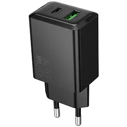МЗП Hoco N71 Nuevo PD30W+QC3.0 (1USB-A/1C) Black - мініатюра 4