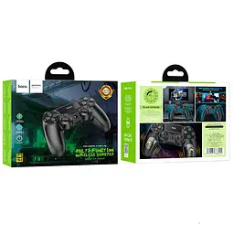 Геймпад бездротовий HOCO DGM01 для PS4 SONY Wireless DUALSHOCK 4 (Black), 3.7V, 600mAh, Box - мініатюра 7