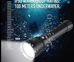 Ліхтар Boruit XHP 70.2 (жовте світло) для підводного полювання 29 Вт - мініатюра 8