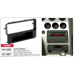 Перехідна рамка Alfa Romeo 159, Brera Carav 11-187 - мініатюра 4