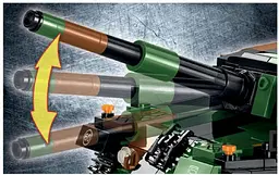 Конструктор Cobi Танк Leopard 2A4, масштаб 1:35, 864 деталі (COBI-2618) - мініатюра 7