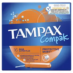 Тампони Tampax Compak Super Plus Duo, 16 шт. - мініатюра 2
