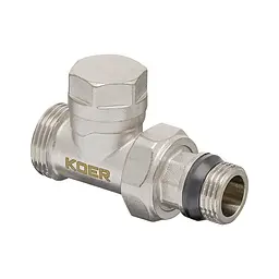 Комплект для підключення радіатора Koer 1/2"x3/4" прямий з термоголовкою SET-15 KR3180 - мініатюра 4