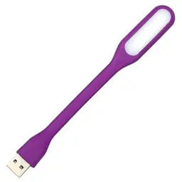 USB Led лампа flexible фіолетова