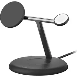 Бездротовий зарядний пристрій Belkin 3in1 Magnetic Qi2 15W Black (WIZ023VFBK) [154441]