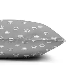 Наволочка Cosas Grey crown 70х70 см сіра (CrownGrey_70) - мініатюра 2