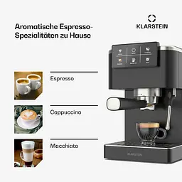 Кавоварка Klarstein SteelPresso Touch (10046502) - мініатюра 3