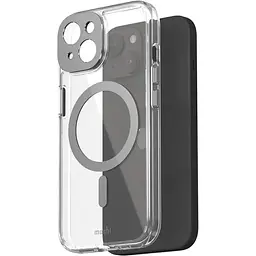 Чехол-накладка Moshi iGlaze Slim Hardshell Case Meteorite Gray для iPhone 15