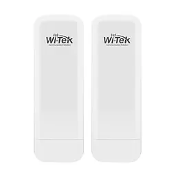 Комплект бездротового моста WiFi Wi-Tek WI-CPE513P-KIT V3 5GHz, 300Mbps, 5km, 2x100Mbps, PoE IN/PoE OUT, Cloud (73-00258) - мініатюра 2