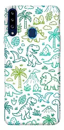 TPU чохол Demsky Dino pattern для Samsung Galaxy A20s