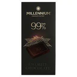 Шоколад Millennium Favorite чорний 99% 100 г (843942)