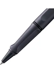 Ручка-ролер Lamy Safari Сталева чорна, Стрижень M63 1,0 мм Синій (4032322) - мініатюра 2