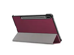 Чохол BeCover Smart Case для Samsung Galaxy Tab S7 SM-T875 Red Wine (705224) - мініатюра 3