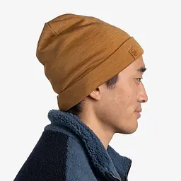 Шапка Buff Merino Heavyweight Beaney Solid Mustard (1033-BU 111170.118.10.00) - мініатюра 10