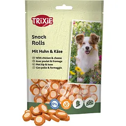 Ласощі для собак Trixie Premio Chicken Cheese Rolls з куркою та сиром 100 г - мініатюра 2