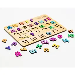 Розвиваюча іграшка PuzzleOk Абетка українська кольорова P-OK-1 (2013511320) - мініатюра 3