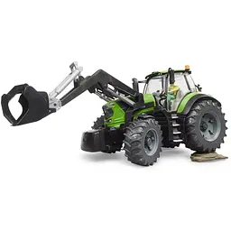 Машинка іграшкова Bruder Трактор Deutz 8280 TTV з переднім навантажувачем (03161) - мініатюра 3