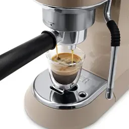 Кавоварка ріжкова еспресо Delonghi Dedica Arte EC 885.BG Beige UA - мініатюра 3