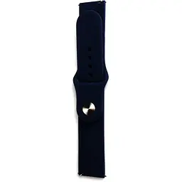 Ремінець Silicone 22 мм Watch Gear S3/ Watch 46 мм/Xiaomi Amazfit Синій Dark L