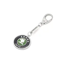Срібний брелок Skoda (Шкода) (9017.1)