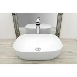 Умивальник Rea Mona Slim 40,2x50,7 білий (REA-U6300) - мініатюра 5