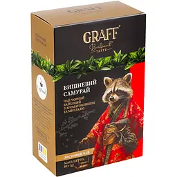 Уцінка. Чай чорний з вишнею Graff Cherry Samurai Вишневий Самурай 80 г  - мініатюра 1