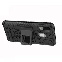 Чохол-накладка Toto Dazzle Kickstand 2 in 1 Case Samsung Galaxy A40 Black - мініатюра 3