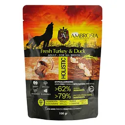 Набір дегустаційного сухого корму для дорослих собак Ambrosia Grain Free 300 г (3 шт. х 100 г) - мініатюра 2