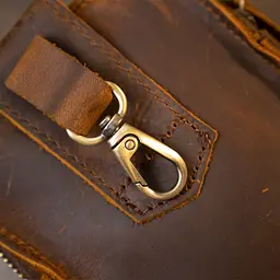 Чоловіча шкіряна сумка Vintage 10,5х17х4 см sum0013978 - мініатюра 8