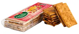 Печиво затяжне Житомирські ласощі з начинкою "BISCUITS & BERRIES" полуниця та родзинки 210 г * 8 шт - мініатюра 2