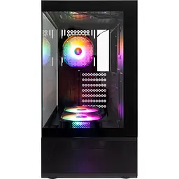 Корпус 1stPlayer Mi7-A-BK-2F7R-1F7 Black [134422] - мініатюра 5