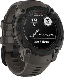 Смарт-годинник Garmin Instinct E 40 mm Black with Charcoal Band (010-02932-00/13) - мініатюра 2
