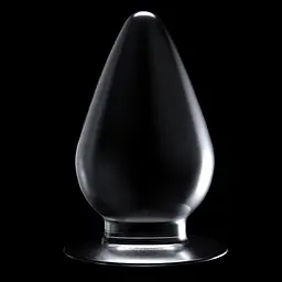 Анальна пробка - Flawless Clear Anal Plug 4.5" Clear - мініатюра 4