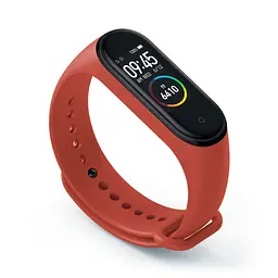 Силіконовий ремінець для фітнес браслетів Xiaomi Mi Band 3/4, Silicone, flame, зі зручною застібкою, на фітнес трекер та смарт годинник, ArmorStandart (ARM55109)
