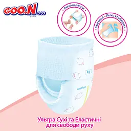 Трусики-підгузки Goo.N Plus L (9-14 кг) 44 шт. для дітей унісекс (878587) - мініатюра 8
