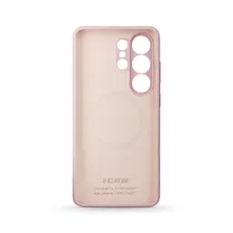 Силиконовый чехол с MagSafe для Samsung Galaxy S26 Ultra 5G, ICON2 MagCase, розовый, противоударный, панель с мягкой подкладкой, защита всего корпуса, поддержка беспроводной зарядки, совместим с защитными стеклами и пленками, ArmorStandart (ARM88838) - мініатюра 2