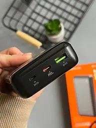 Універсальна мобільна батарея Borofone BJ19A 20000mAh PD20W+QC3.0 (Чорний) - мініатюра 6